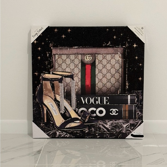 🆕 Design DistrictGucci Purse / Chanel Wall Art Canvas!
